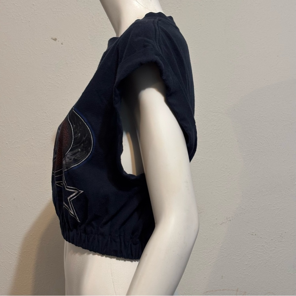 Vintage URBAN OUTFITTERS logo 7 Tag Dallas Cowboys Crop Top Sz L - Picture 3 of 7